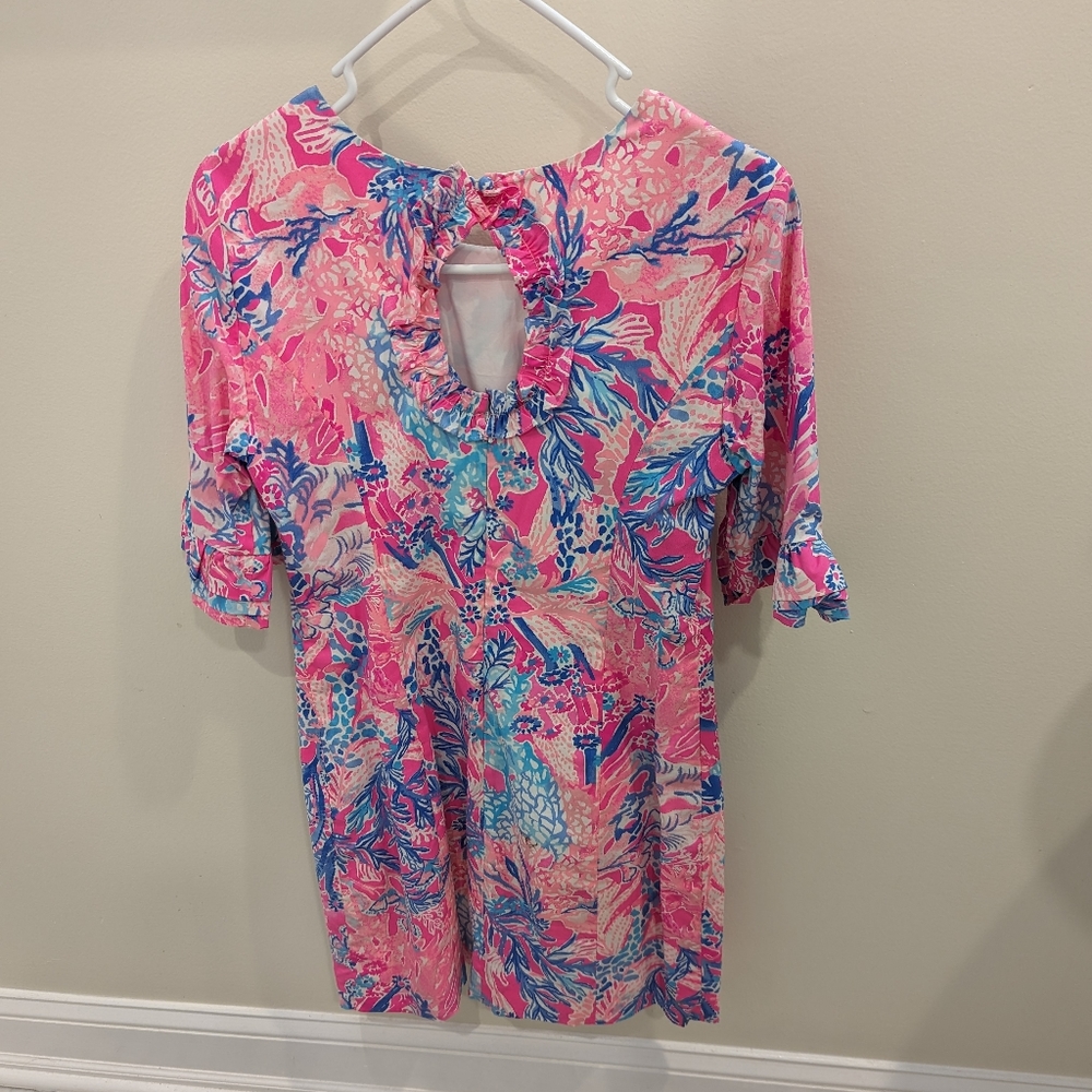 Blue and Pink Lilly Pulitzer Dress Size 4